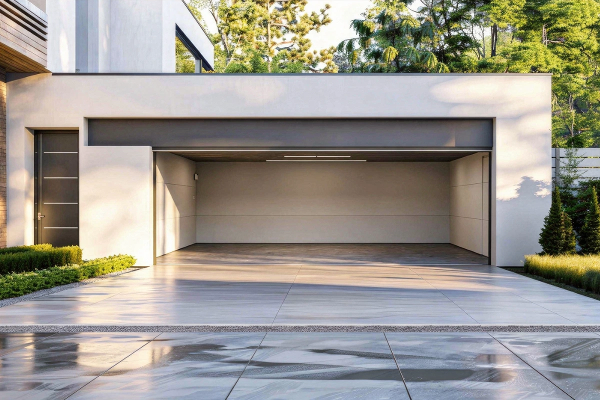 Modern attached garage conversion exterior in Los Angeles by Garage Conversion Pros